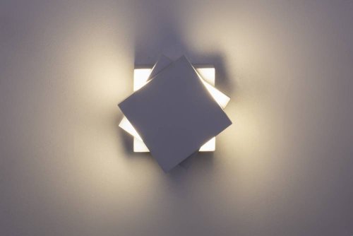 Бра LED CLT 026W WH Crystal Lux белый на 4 лампы, основание белое в стиле современный  фото 5